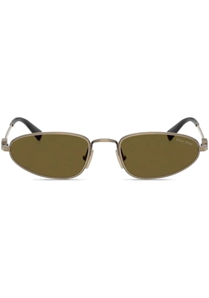 Miu Miu Eyewear Runway sunglasses - Gold