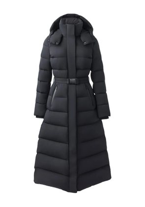 Mackage Calina-City hooded belted puffer coat - Black