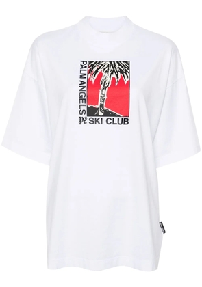 Palm Angels Palm Ski Club cotton T-shirt - White