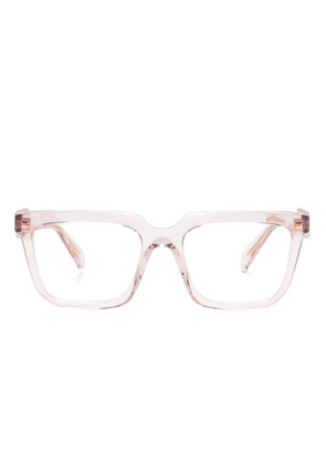 Prada Eyewear rectangle-frame glasses - Pink