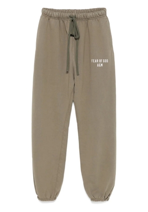 FEAR OF GOD ESSENTIALS fleece track pants - Green