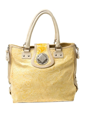 Etro Pre-Owned paisley-print tote bag - Yellow