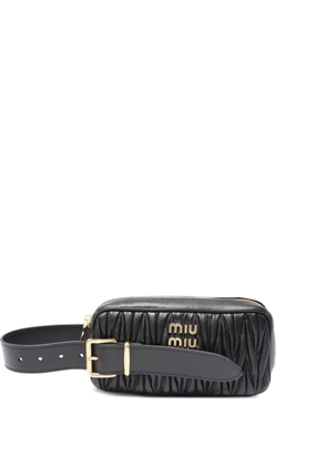 Miu Miu Pre-Owned 2020s Matelasse leather bag - Black
