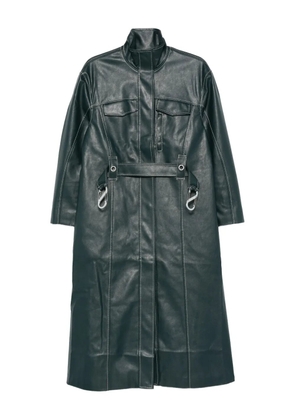 Stine Goya contrast-stitch coat - Green
