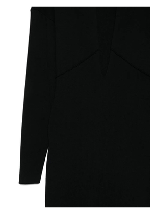 ENTIRE STUDIOS V-neck maxi dress - Black