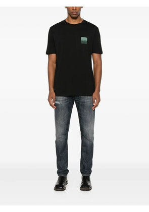 HUGO logo-print T-shirt - Black