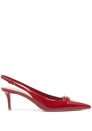 Valentino Garavani 60mm VLogo The Bold Edition slingback pumps - Red