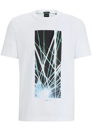 BOSS graphic-print T-shirt - White