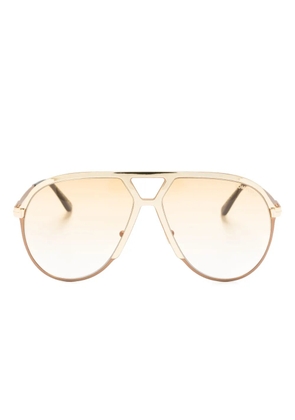 TOM FORD Eyewear TF1060 Xavier Oversize Sunglasses - Gold