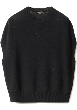 Fabiana Filippi fine-knit top - Black