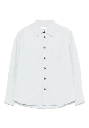 Victoria Beckham logo-embossed shirt - Blue