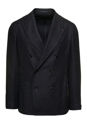 Tagliatore double-breasted blazer - Black