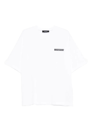 DSQUARED2 logo-print cotton T-shirt - White