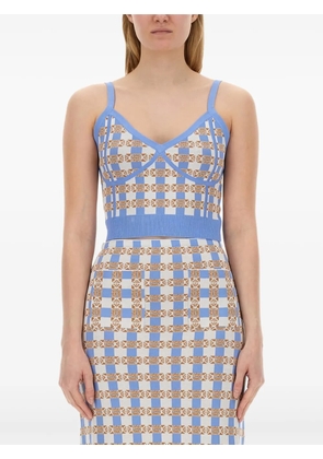 Baum Und Pferdgarten Cypre checked top - Blue