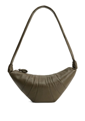 LEMAIRE medium Croissant panelled shoulder bag - Green