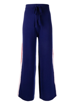Être Cécile side-stripe detail trousers - Blue