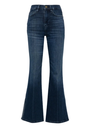 FRAME Le Easy high-rise flared jeans - Blue