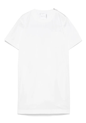 sacai poplin mini dress - White