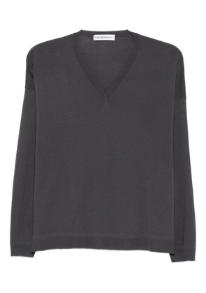 GOES BOTANICAL v-neck sweater - Grey