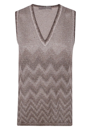 D.Exterior Degrade Lux Long top - Brown