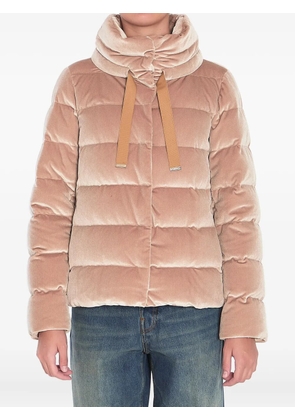 Herno velvet padded jacket - Neutrals