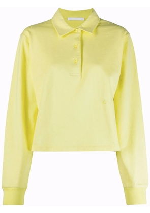 Helmut Lang polo collar sweatshirt - Yellow