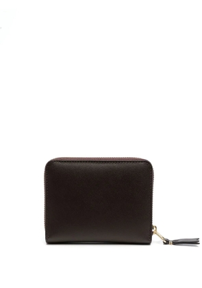 Comme Des Garçons Wallet zip-up leather wallet - Brown