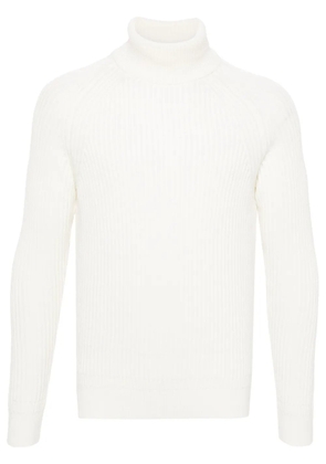 Zanone ribbed-knit sweater - White