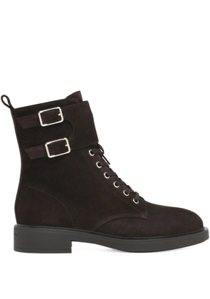 Gianvito Rossi suede boots - Brown