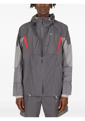 Fila X Slam Jam panelled hooded jacket - Grey