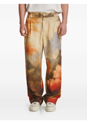 IRINA VOINEA Valley Of Life trousers - Orange