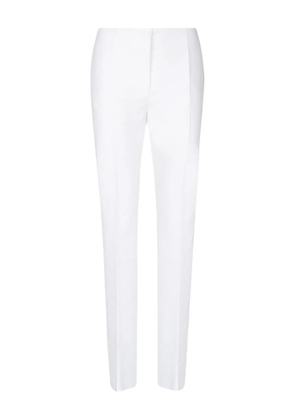 Sportmax side-pocket zip-bottom trousers - White