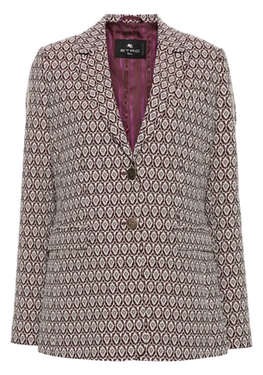 ETRO jacquard blazer - Neutrals