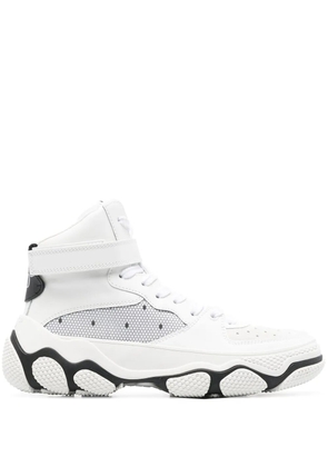 RED(V) logo-print high-top sneakers - Black