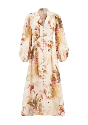 ZIMMERMANN floral-print maxi dress - Neutrals