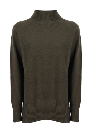Kangra raglan-sleeve funnel-neck sweater - Green