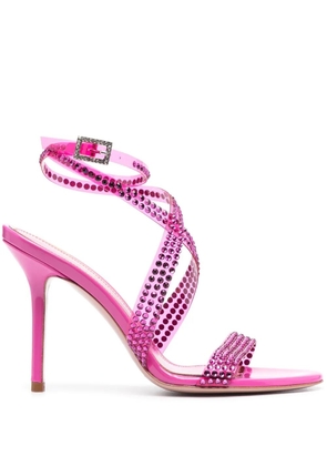 Gedebe Kim 100mm embellished sandals - Pink