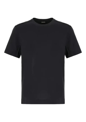 Zegna crew-neck short-sleeves T-shirt - Blue