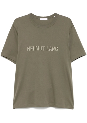 Helmut Lang embroidered-logo T-shirt - Green