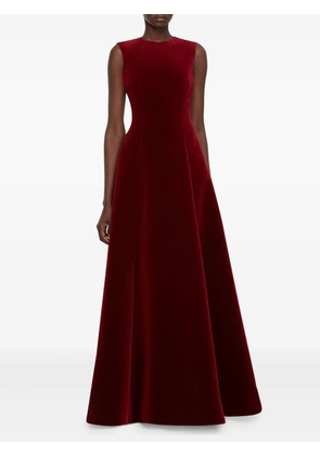 Emilia Wickstead Nodin velvet gown - Red