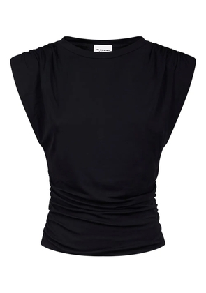 MARANT ÉTOILE gathered-shoulders tank top - Black