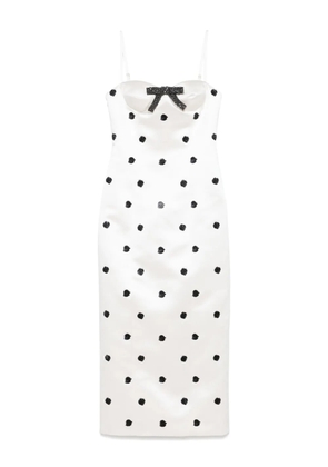 MARKGONG polka dot-print dress - White