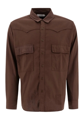 nonnative double-pocket western shirt - Brown