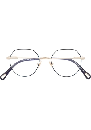 Chloé Eyewear Benjamine round-frame glasses - Gold