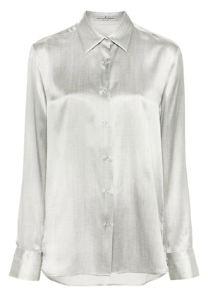 Ermanno Scervino weave-print silk shirt - Grey