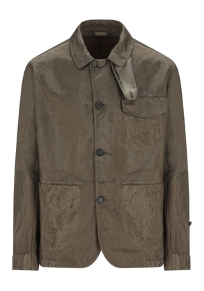 Massimo Osti Studio button-fastening jacket - Brown