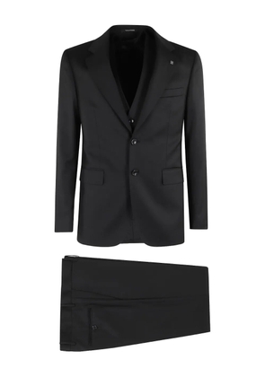 Tagliatore wool three-piece suit - Black