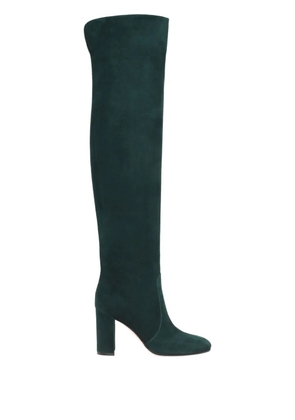 Gianvito Rossi over-the-knee block-heel boots - Green