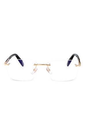 Chopard Eyewear rectangular-frame glasses - Gold
