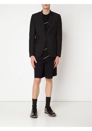 Comme des Garçons Homme Plus asymmetric exposed seam sweater - Black